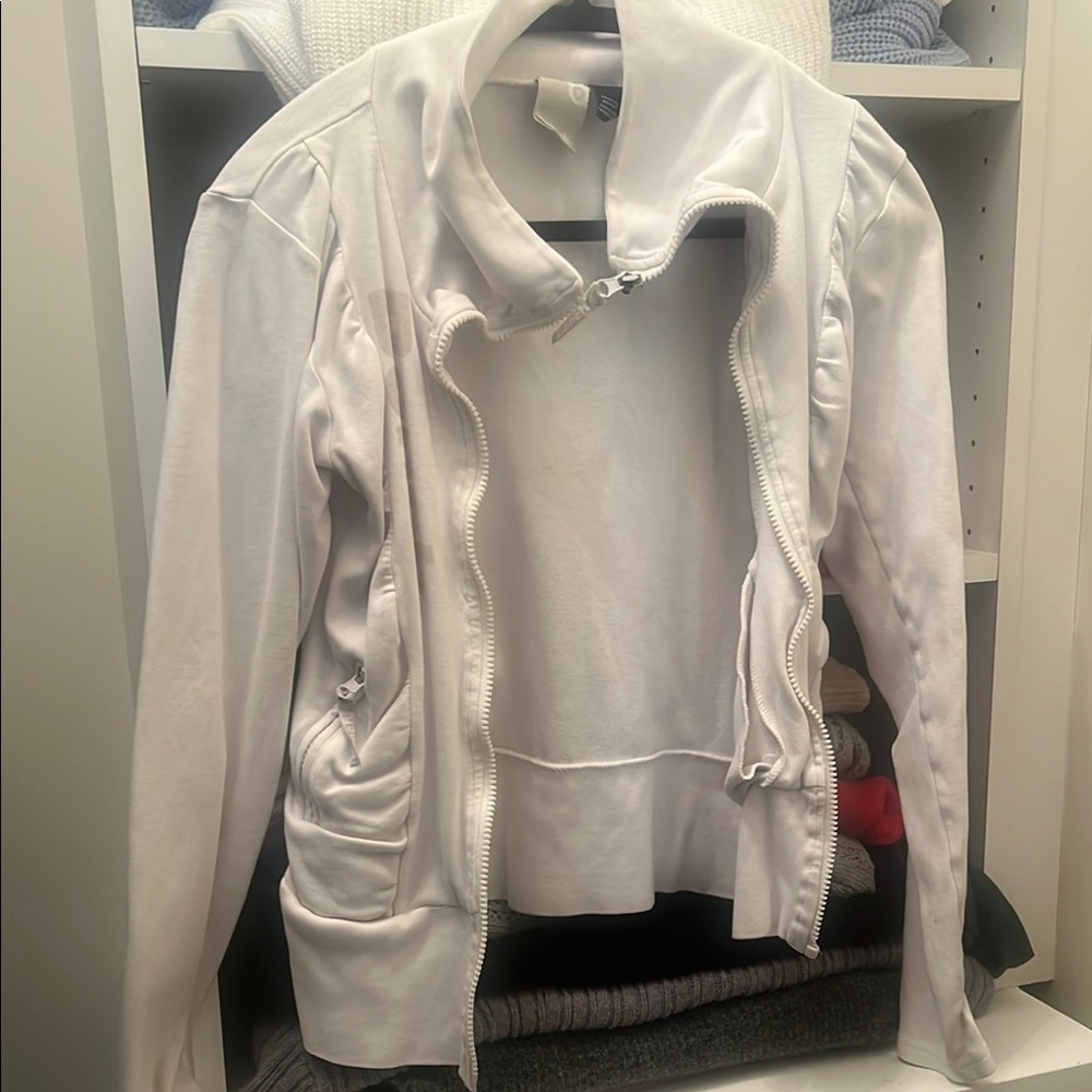 Women's White Bench Jacket